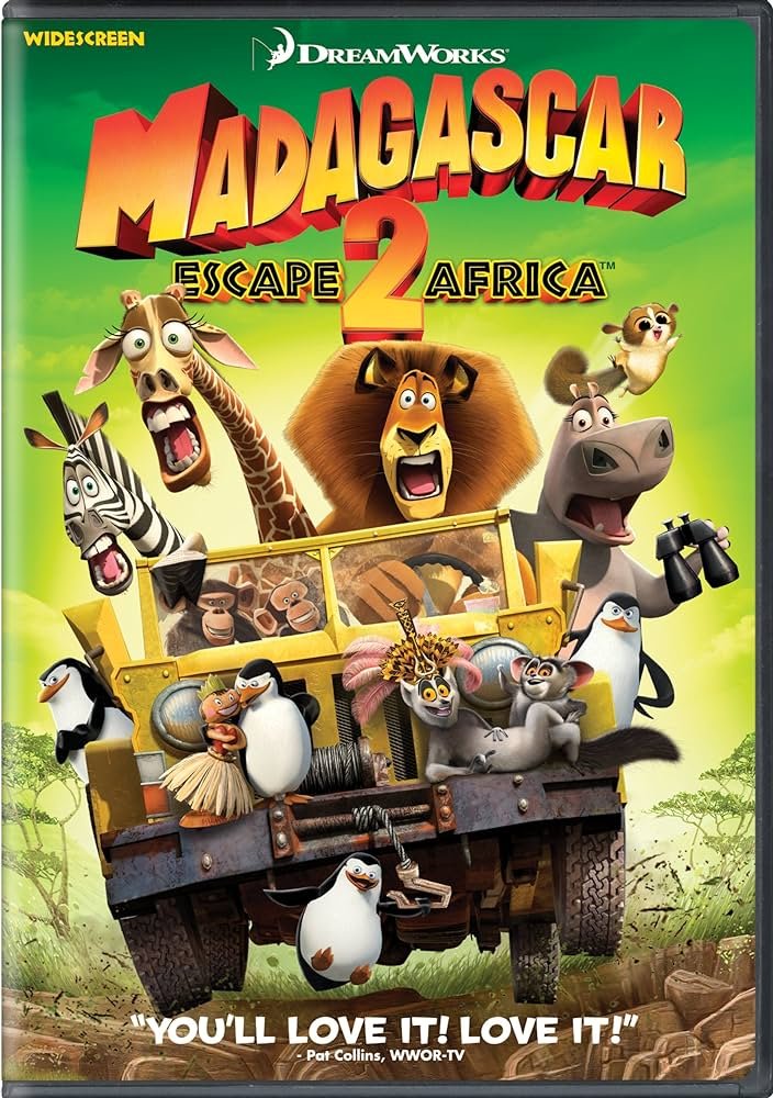 Madagascar Escape 2 Africa (2008) 720p BluRay Hindi Dual Audio Movie ESubs [900MB]