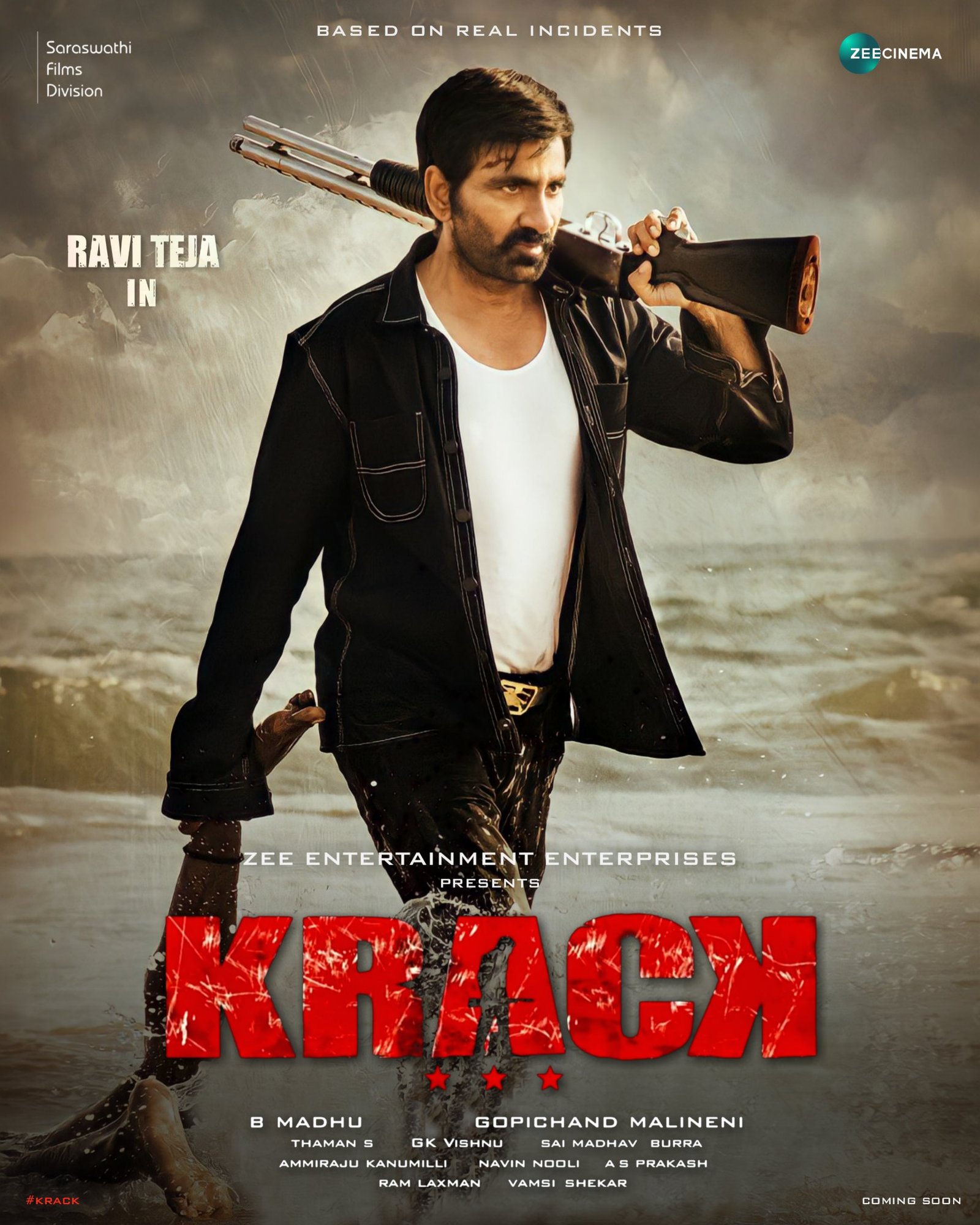 Krack (2021) 720p HDRip Hindi Dual Audio Movie | Best South Indian movies dubbed in Hindi list